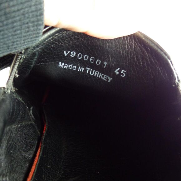 Versace Collection Loafer Sneakers Men 12, 45 Black Leather Slip On Medusa Coin - Picture 15 of 16